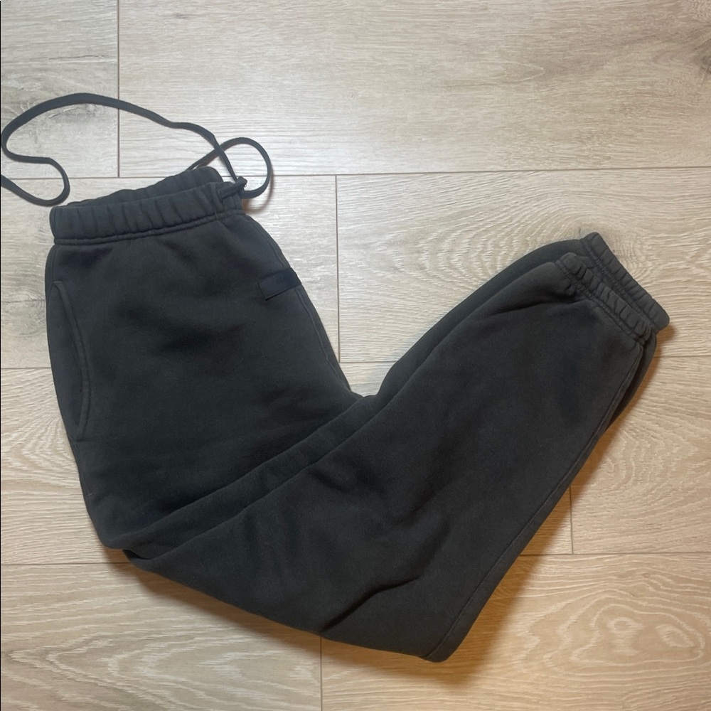 Essentials Men's Dark Charcoal Drawstring Joggers… - image 3